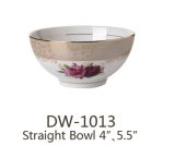 Dw-1013 Ceramic Porcelain Bowl, 4``, 5.5``